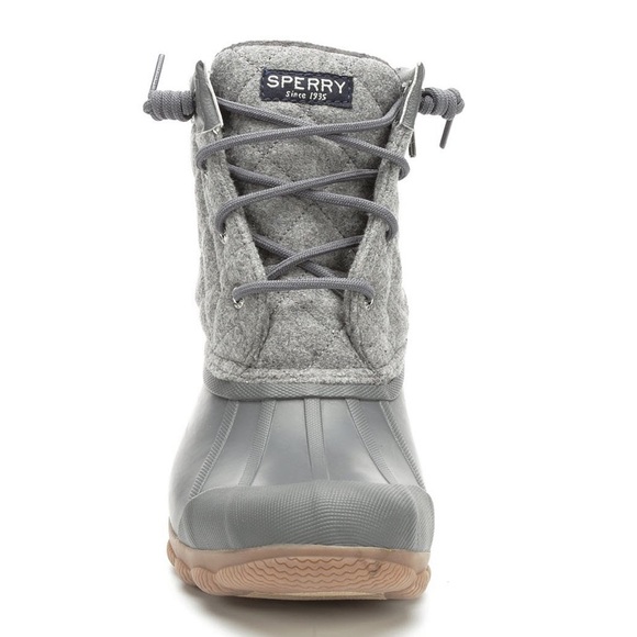 NWT Sperry Syren Gulf Waterproof Wool Quilt Boots - Picture 3 of 8